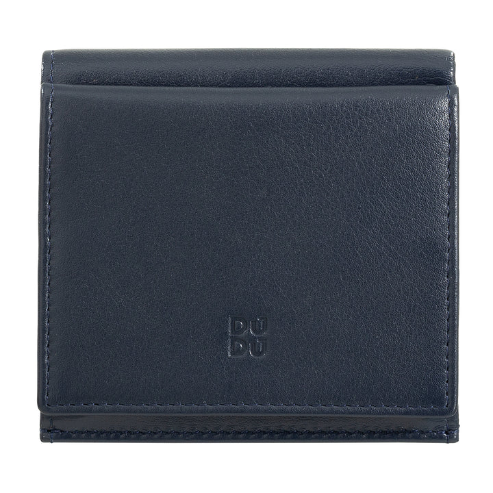 DUDU Multicolor Leather RFID Wallet Card and Coin Holder