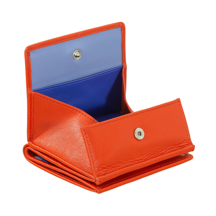 DUDU Multicolored RFID WALLE RFID Wallet Cards and coins