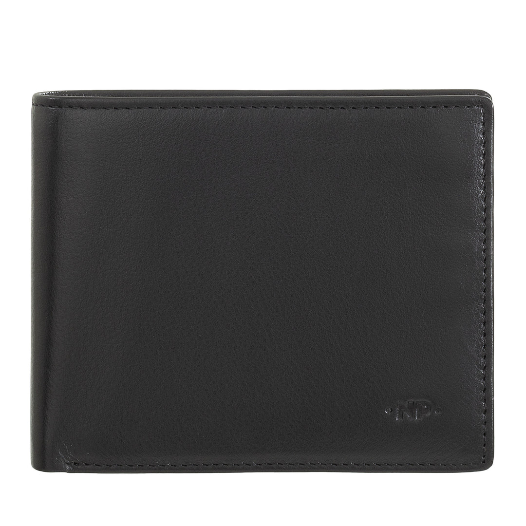 Cloud Leather Classic Men's Leather Wallet with Coin Wallet and Credit Card Holder