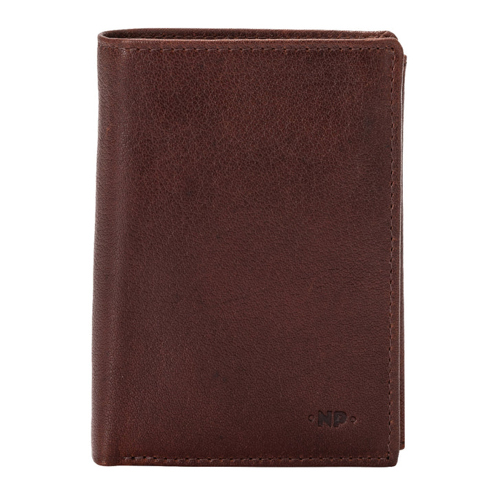 Nuvola leather vertical menu wallet in leather leather with holder 12 cards holder pockets and internal zip