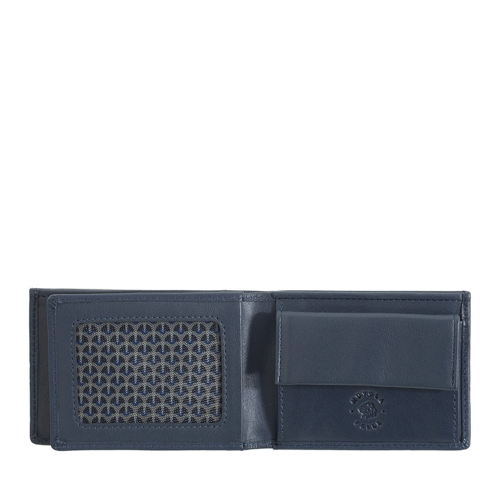 Nuvola leather mini small men's wallet in nappa nappa jacket pocket jacket with door holder