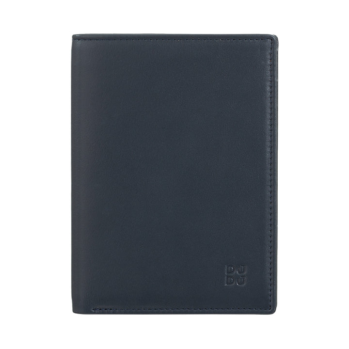 Dudu Men's Slim Portfolio of Vera Leather, Small and Thin, Bring Money and Credit Cards, Compact Care with Internal Zip zip hinge, Minimal Design