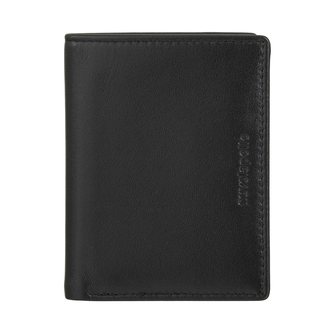 Nuvola Pelle mænds lille læderpung, Kompakt kortholder, Seddelholder, Bifold Pocket Wallet, Slankt Design