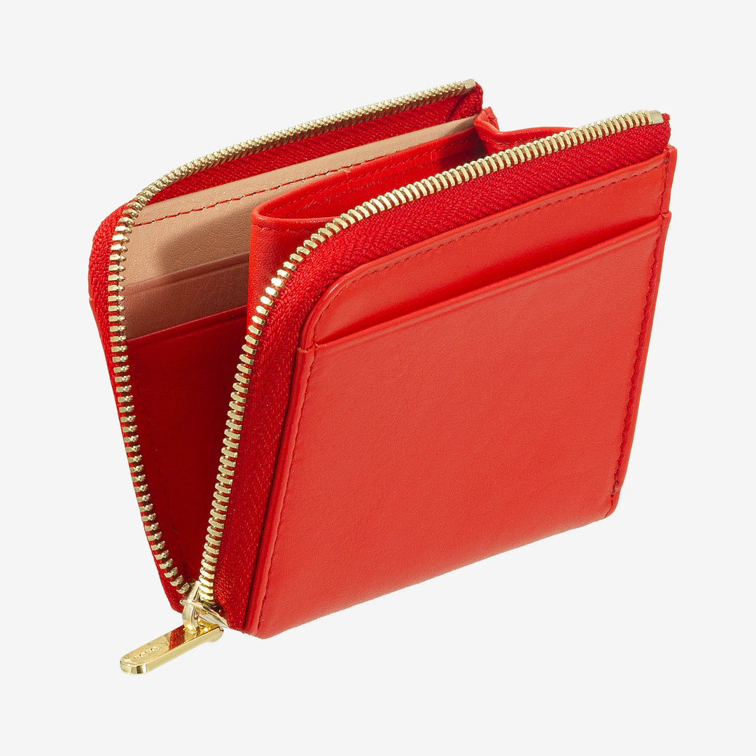 DUDU Kleine Herren-Geldbörse mit Reißverschluss, bunte Leder-RFID-Geldbörse, Kreditkartenhalter, kompaktes Taschendesign
