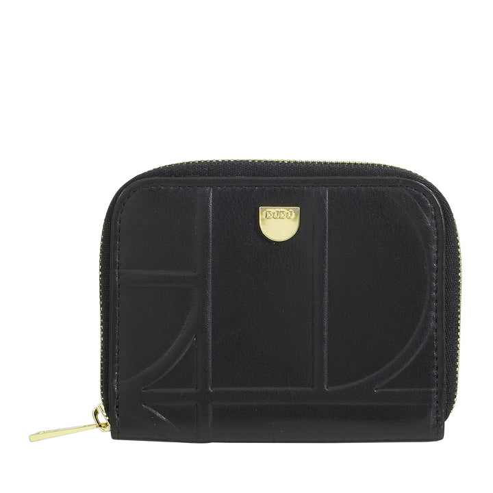 DUDU Portamonete Men Woman Small Passeble Leather Passeble With Hinge, Card holder pockets - Compact Small Wallet