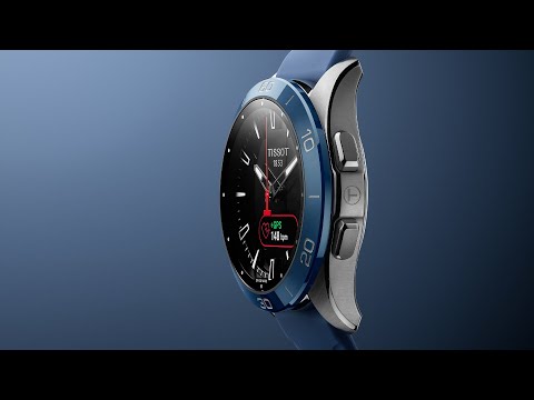 Tissot T-Touch Connect Sport Watch 43.75mm Blue Quartz Titanium T153.420.47.051.01