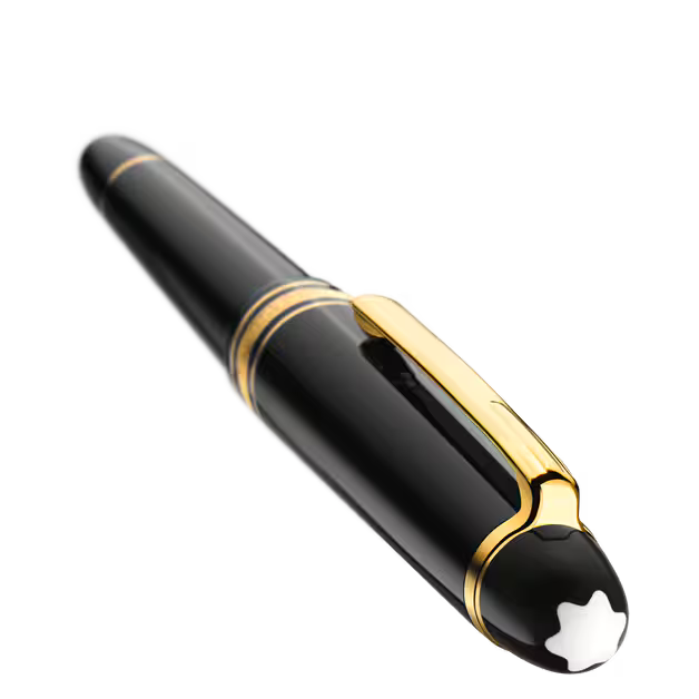Montblanc fyldepen Meisterstück guldbelagt Classique spids M 132464