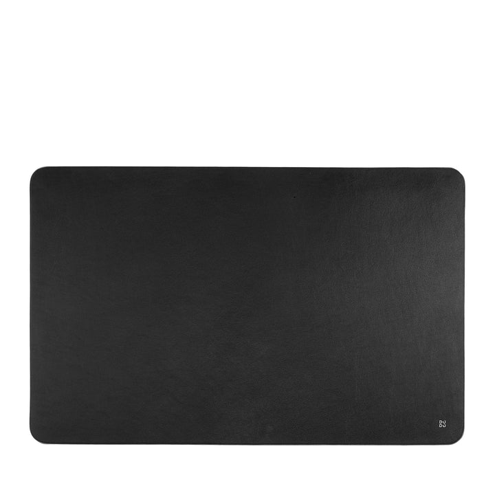 DUDU underbow Desk Office in two-tone leather 61x40 cm, Double-Face Raisable, Soft non-slip without seams