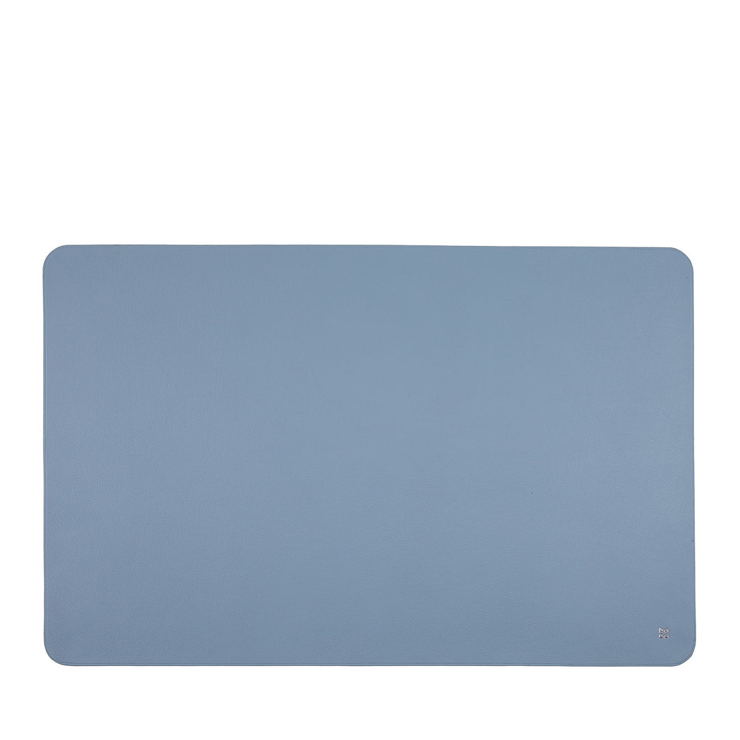 DUDU underbow Desk Office in two-tone leather 61x40 cm, Double-Face Raisable, Soft non-slip without seams