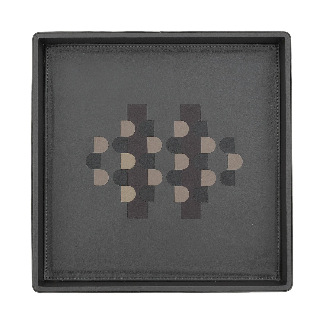 DUDU Entryway Designer Colored Leather Pocket Tray with Gift Box