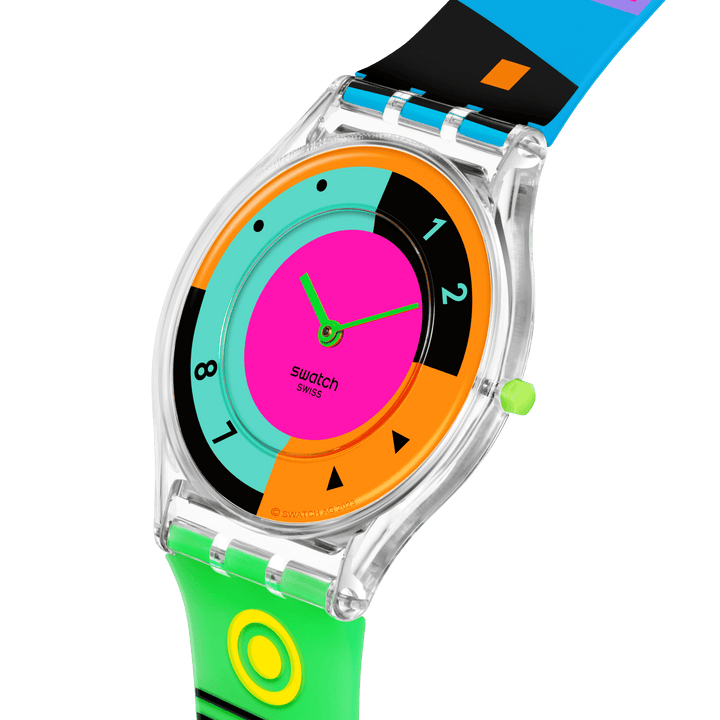 Swatch orologio NEON HOT RACER Originals Skin 34mm SS08K119 - Capodagli 1937