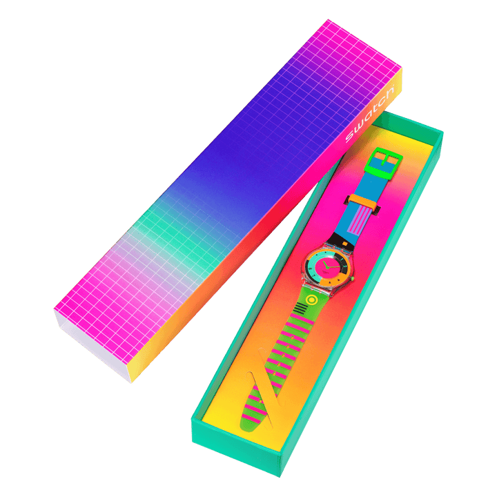 Swatch orologio NEON HOT RACER Originals Skin 34mm SS08K119 - Capodagli 1937