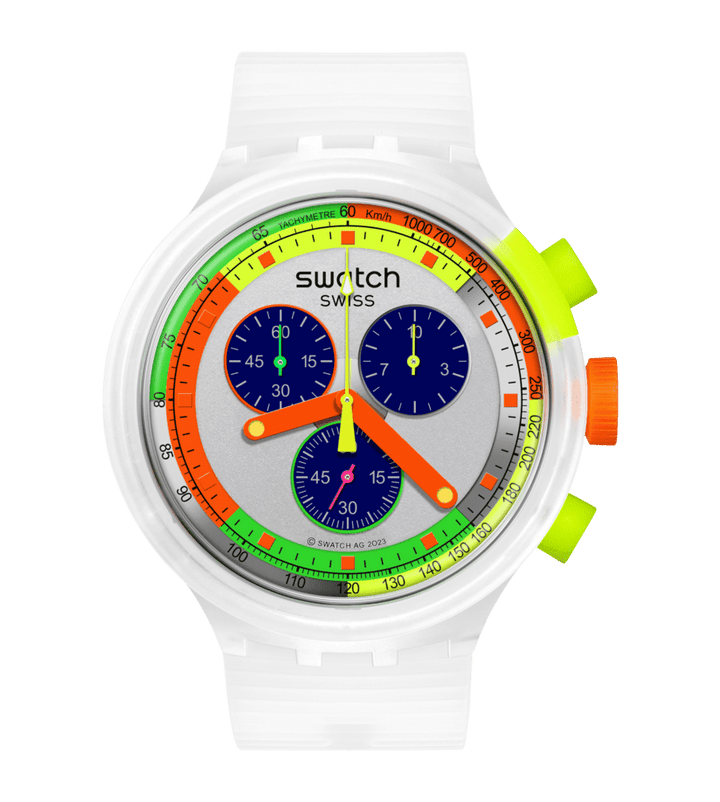 Swatch orologio NEON JELLY Originals Big Bold 47mm SB02K100 - Capodagli 1937