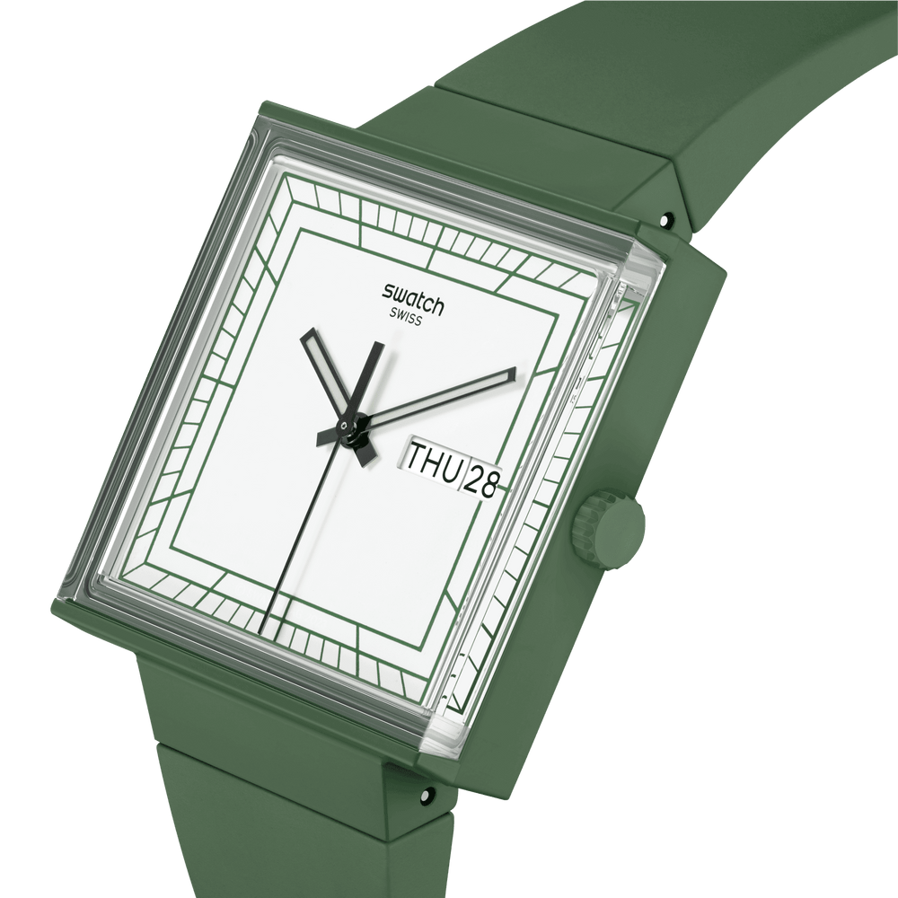 Swatch orologio WHAT IF…GREEN? Bioceramic What If? Collection 33mm SO34G700 - Capodagli 1937