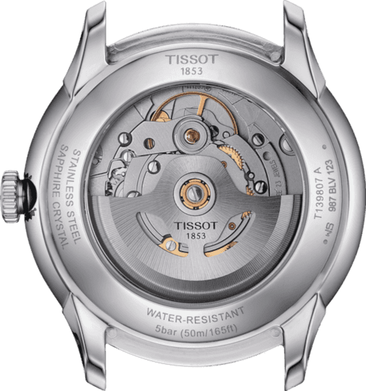 Tissot orologio Chemin Des Tourelles Powermatic 80 39mm blu automatico acciaio T139.807.16.041.00 - Capodagli 1937