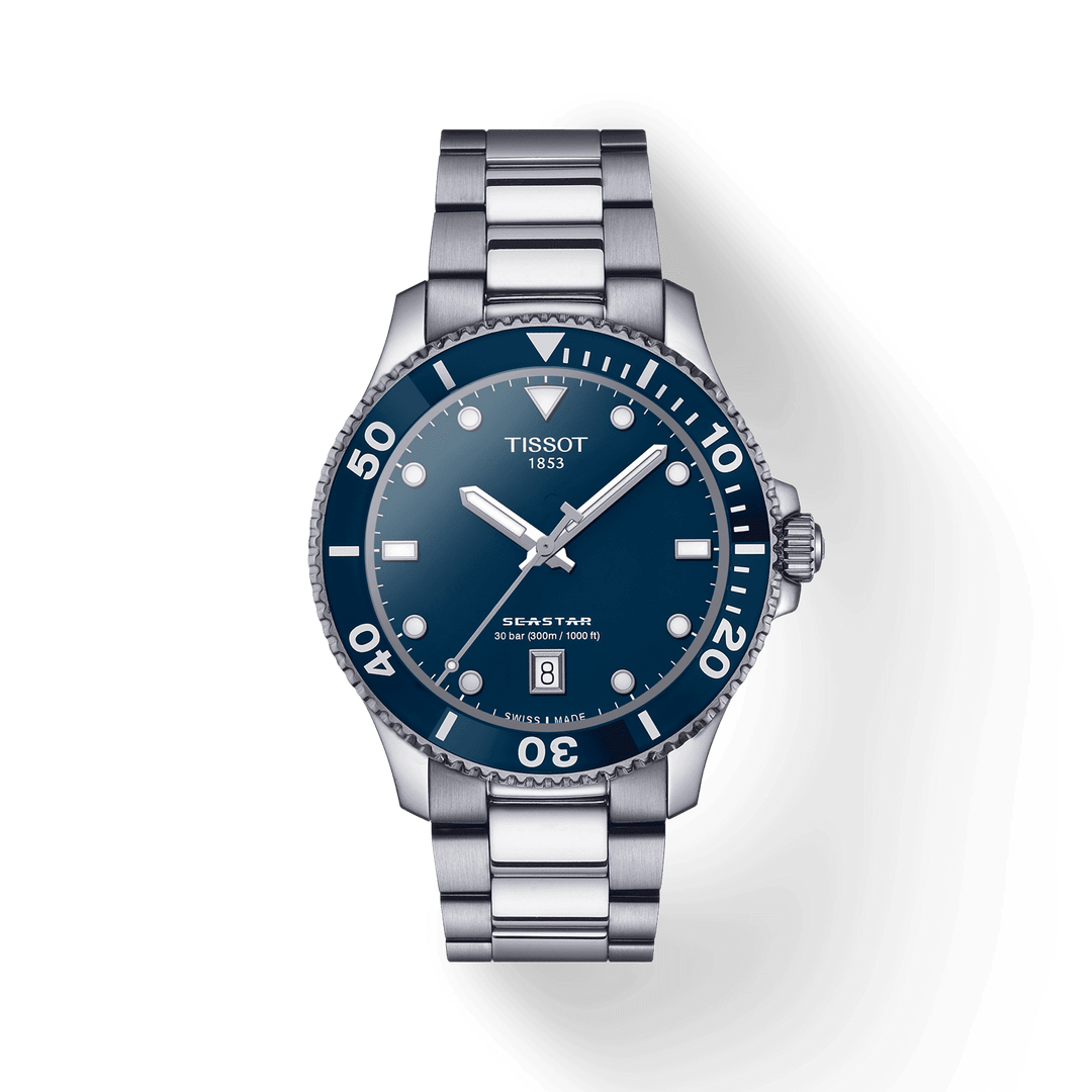 Tissot orologio Seastar 1000 40mm blu quarzo acciaio T120.410.11.041.00 - Capodagli 1937