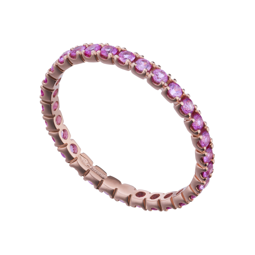 World Diamond Group fingerring diam. 2,10 mm lyserøde safirer AET011055ZP-21070110027
