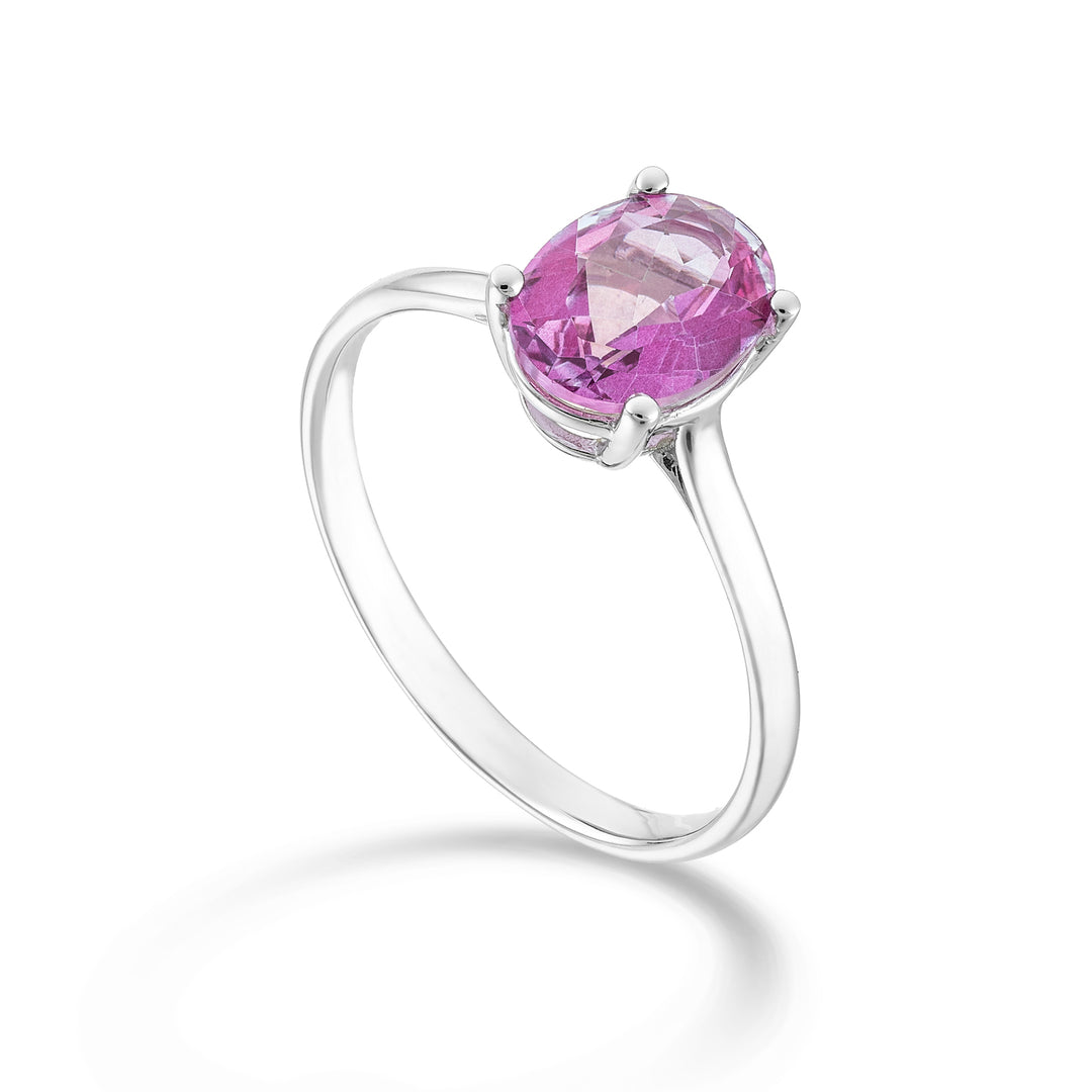 Mikiko, ein ovaler rosa Topas aus 18 Karat, 9 x 7 ct.2,10 MA5173O4TPPK