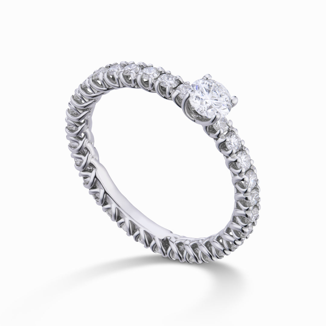Golay linjär grace ring med solitaire 0,3 ct ABTRE1475-23059110016