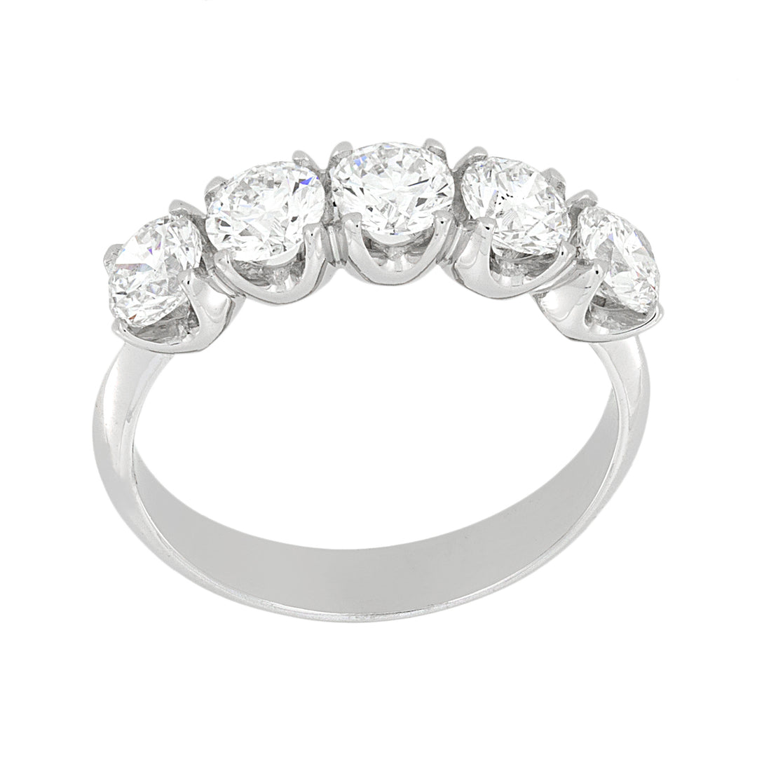 Golay linear riviera ring 5 stones 1.00 ct AFP1513-C-21194110036