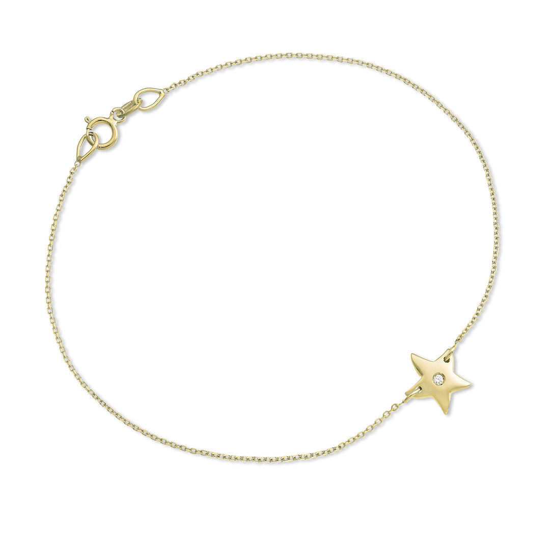 Nihama br 18k Seestern 0,01 ct Gelbgold NB5050O1BR001