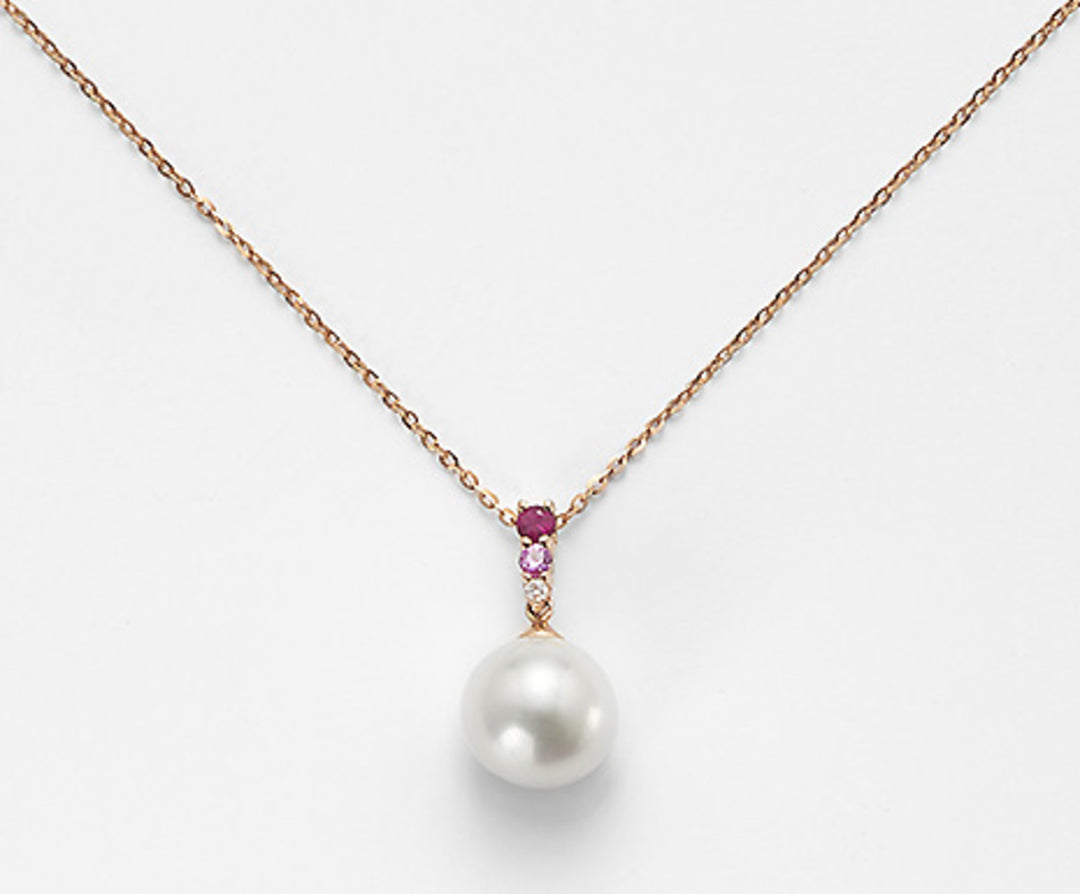 Mikiko cl 18k fw 9/9,5 diam. ct.0,015 safir. rosa 0,05 ct rubin 0,09 ct MD0903O3FABI090