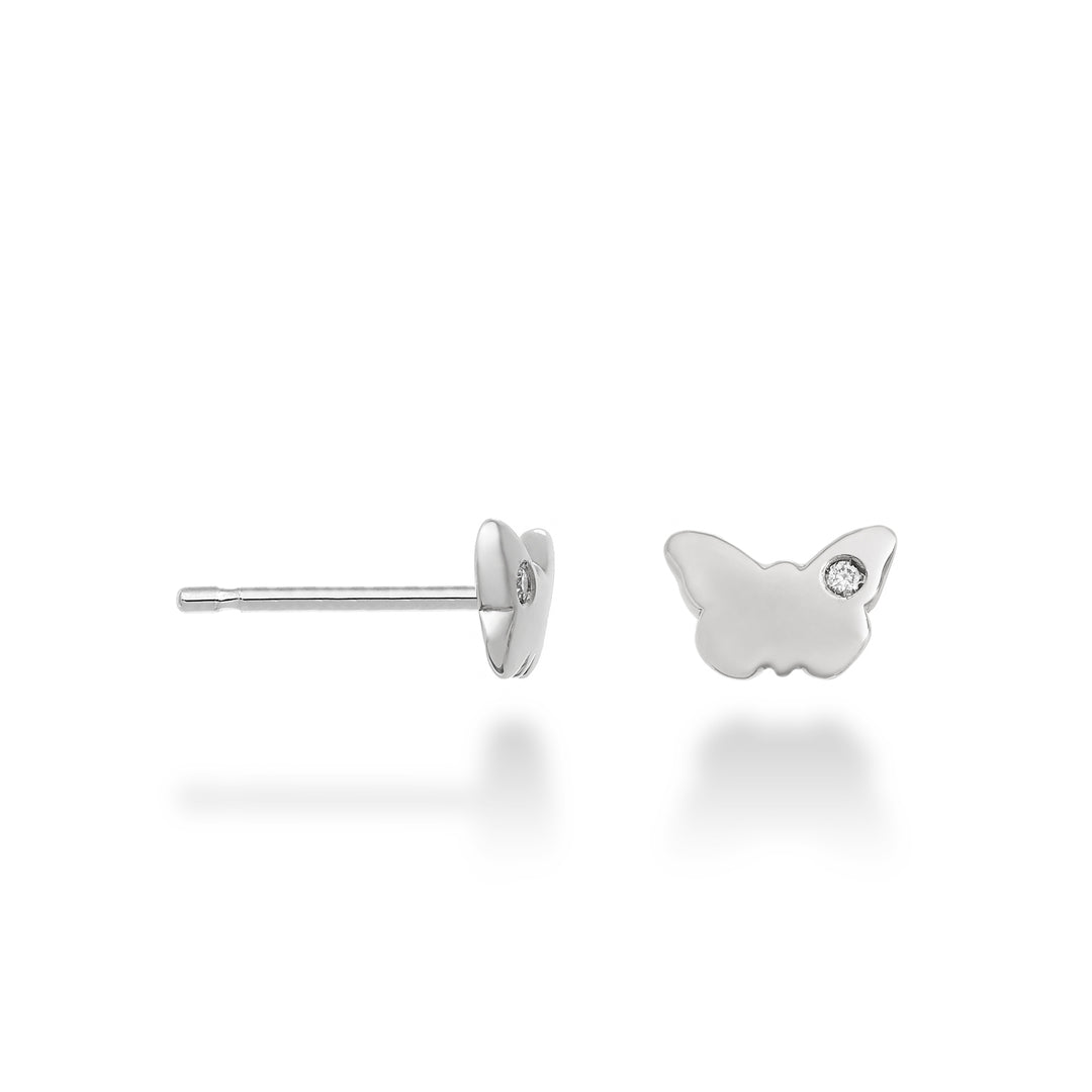 Mikiko oder 18 Karat Schmetterling 0,02 ct Weißgold MO5113O4BR002