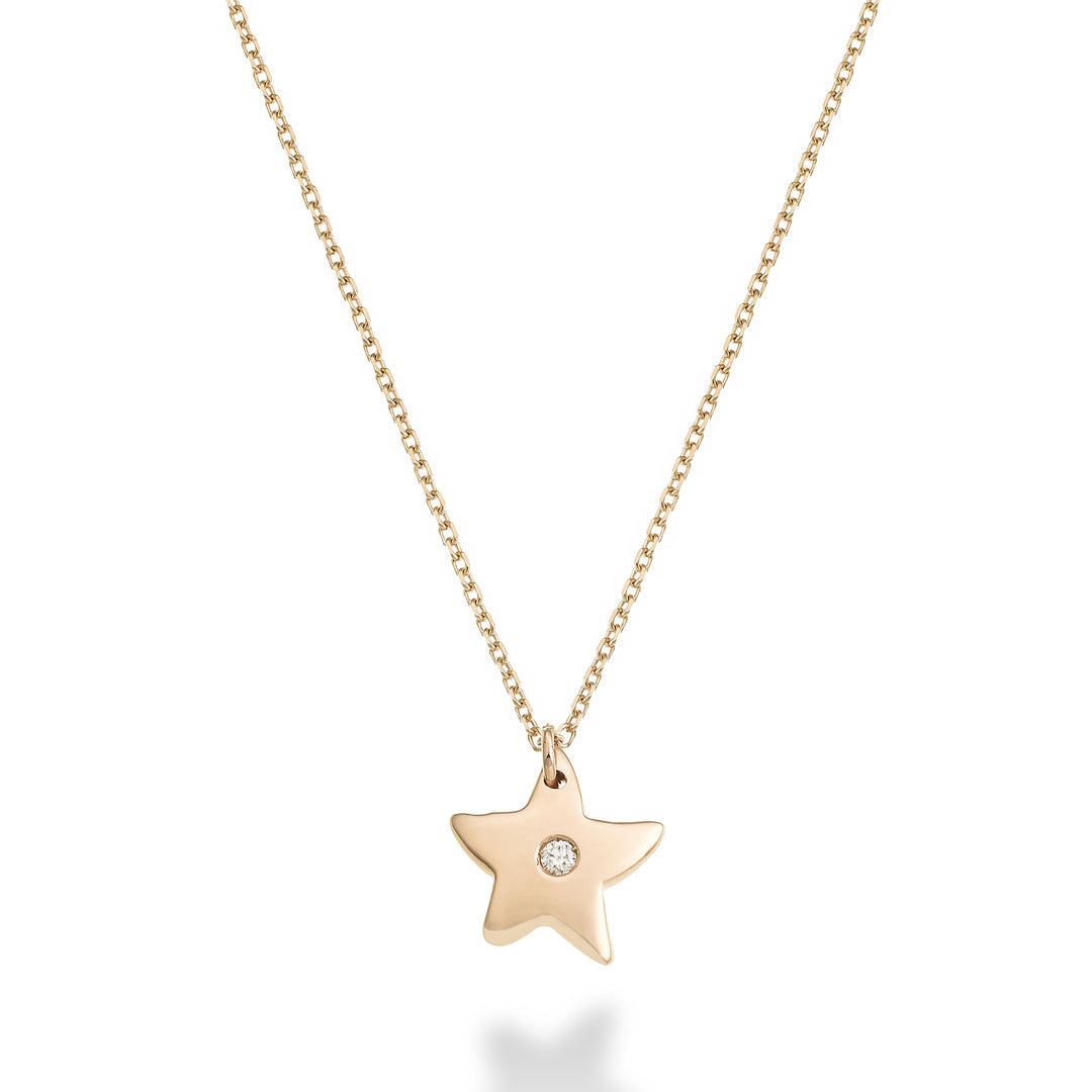 Nihama cl 18 karat søstjerner 0,01 ct rosa guld ND5138O3BR001