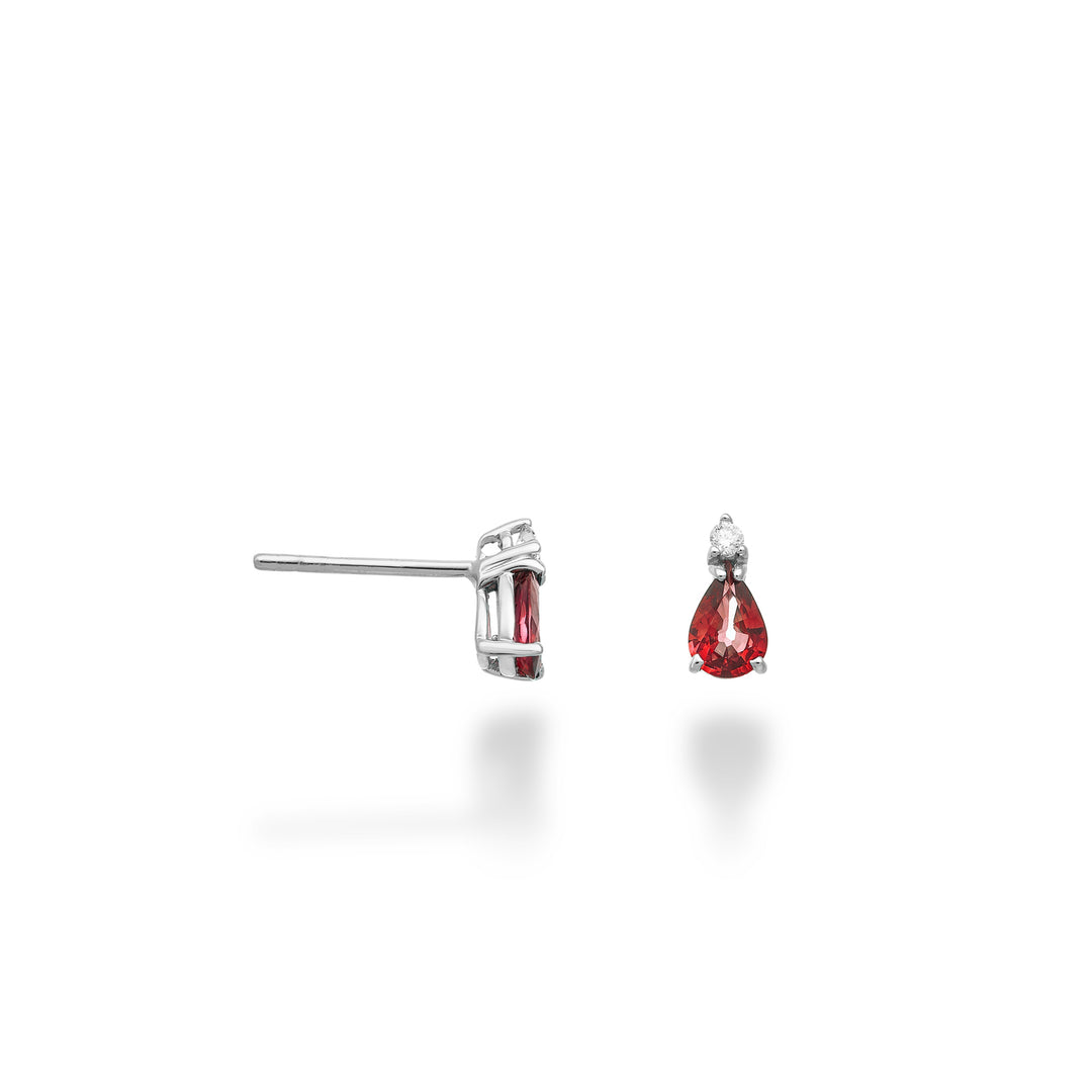 Mikiko oder 18k Rubin n. 6x4 Tropfen und MO5170O4RBN084 Diamant