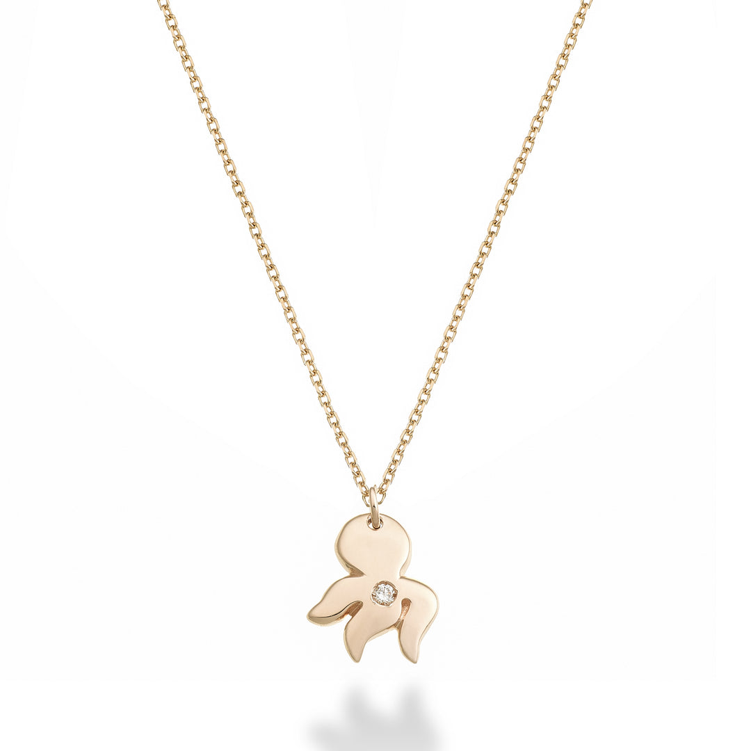 Mikiko cl 18k Oktopus 0,01 ct Roségold MD5137O3BR001
