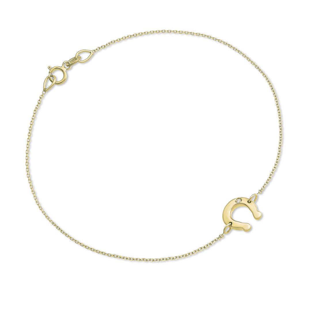 Nihama br 18k Hufeisen 0,01 ct Gelbgold NB5046O1BR001