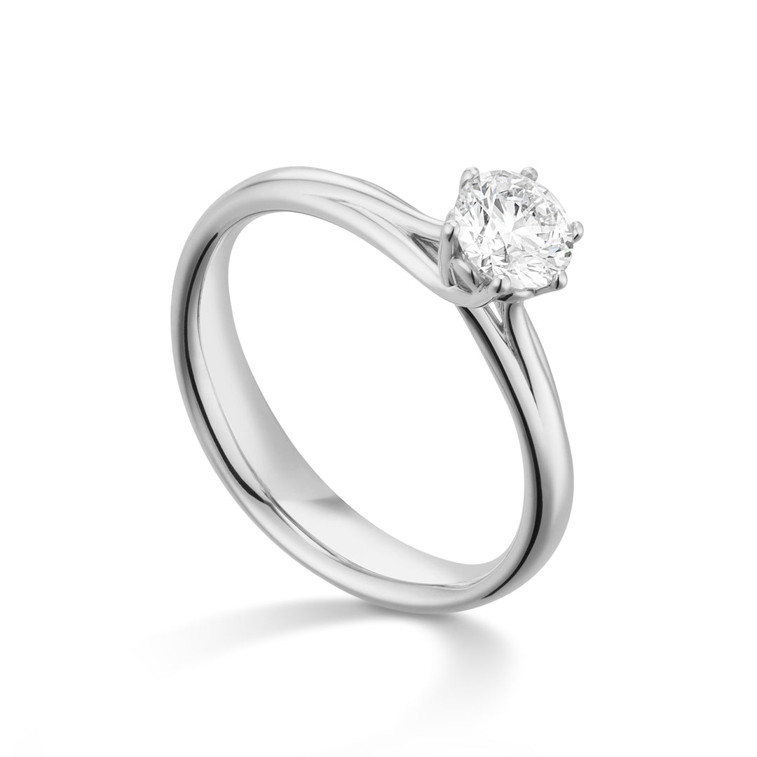 World Diamond Group grace solitaire ring 6 prongs ASL025DI-18309110152