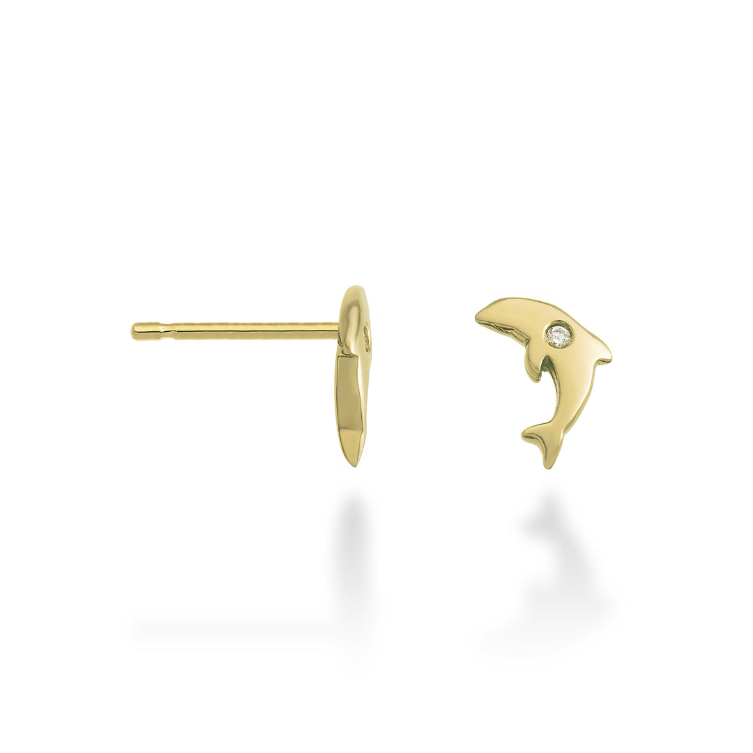 Nihama oder 18 Karat Delfin 0,02 ct Gelbgold NO5116O1BR002