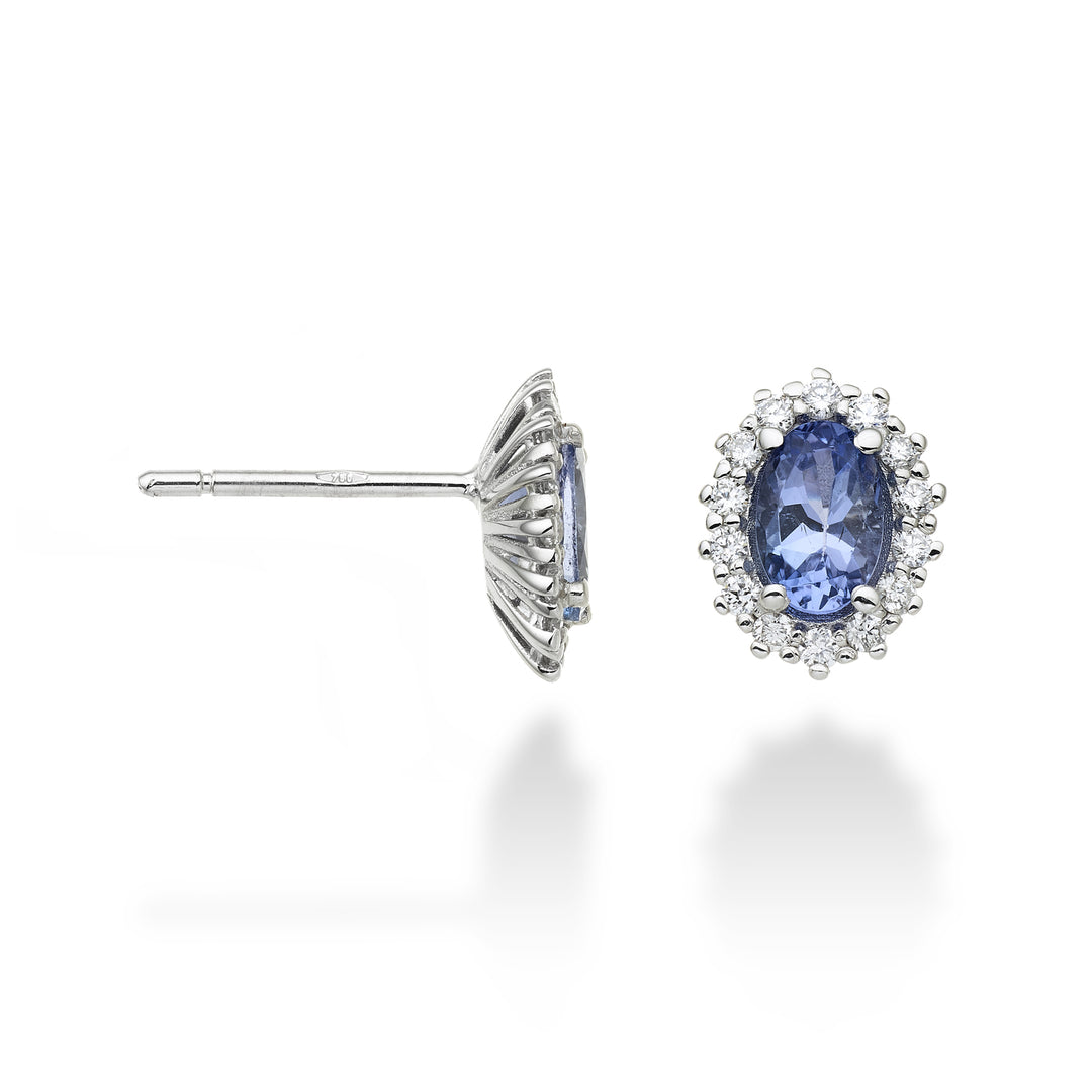 Nihama oder 9k Tansanit n. oval 6x4 ct.0,76 Durchm. 0,26 ct NO5068R4TZN