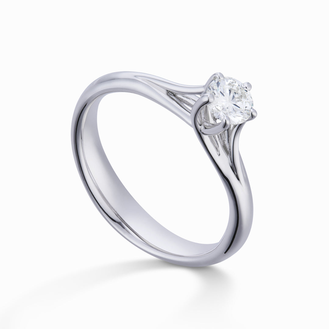 Golay grace solitaire ring 5 prongs ASL009WDI-21344110058