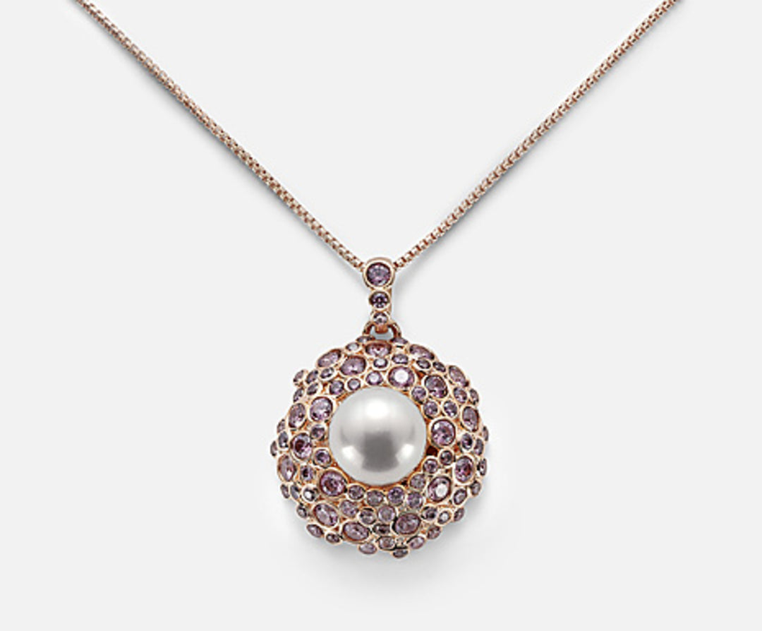 Nihama cl ag925 fw bot 11,5/12 gem swarovski lilla 70 cm ND7552A3VIOLA00
