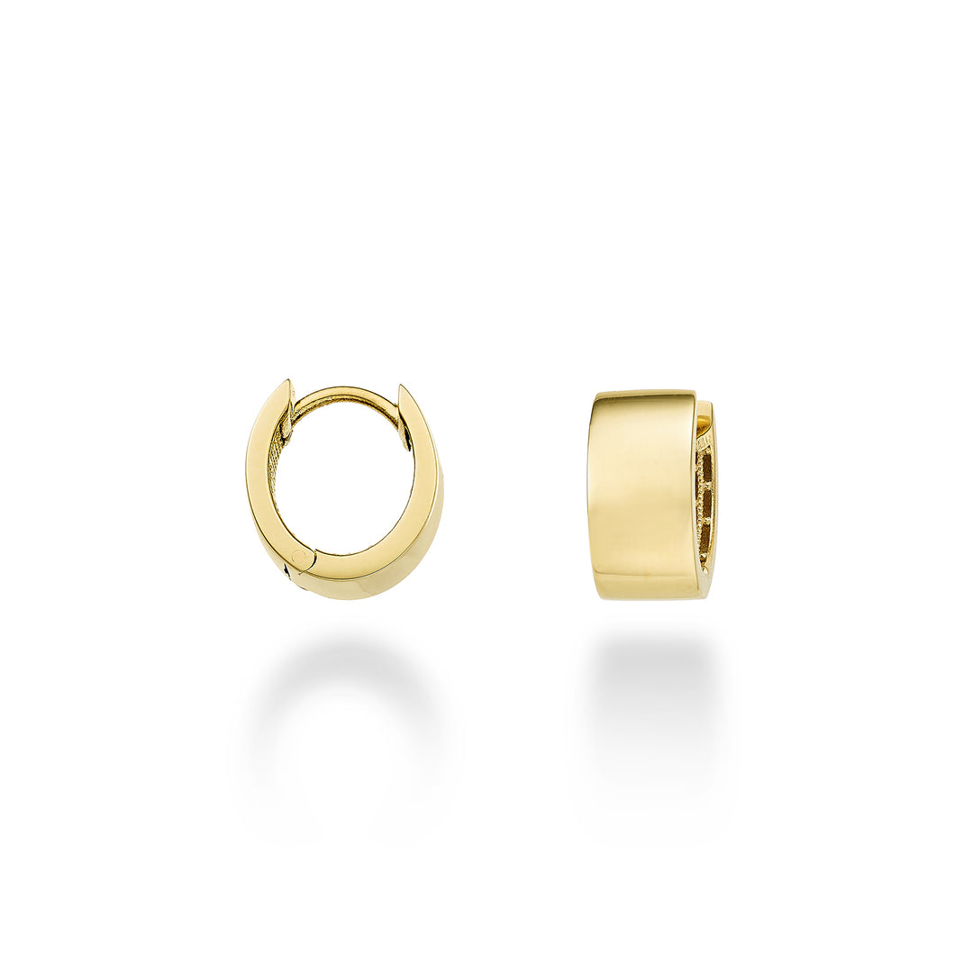 Ovaler Diam aus Nihama oder 18 Karat Gelbgold. int. 1,00x0,80 cm NO5094O1OVAL