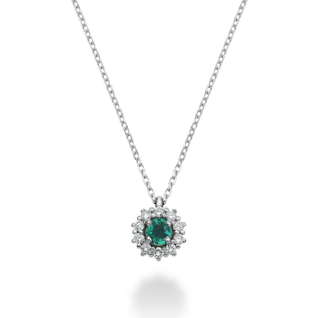 Mikiko cl 18k smaragd n. 0,10 ct diam. 0,07 ct storlek 2 MD5085O4SMN010