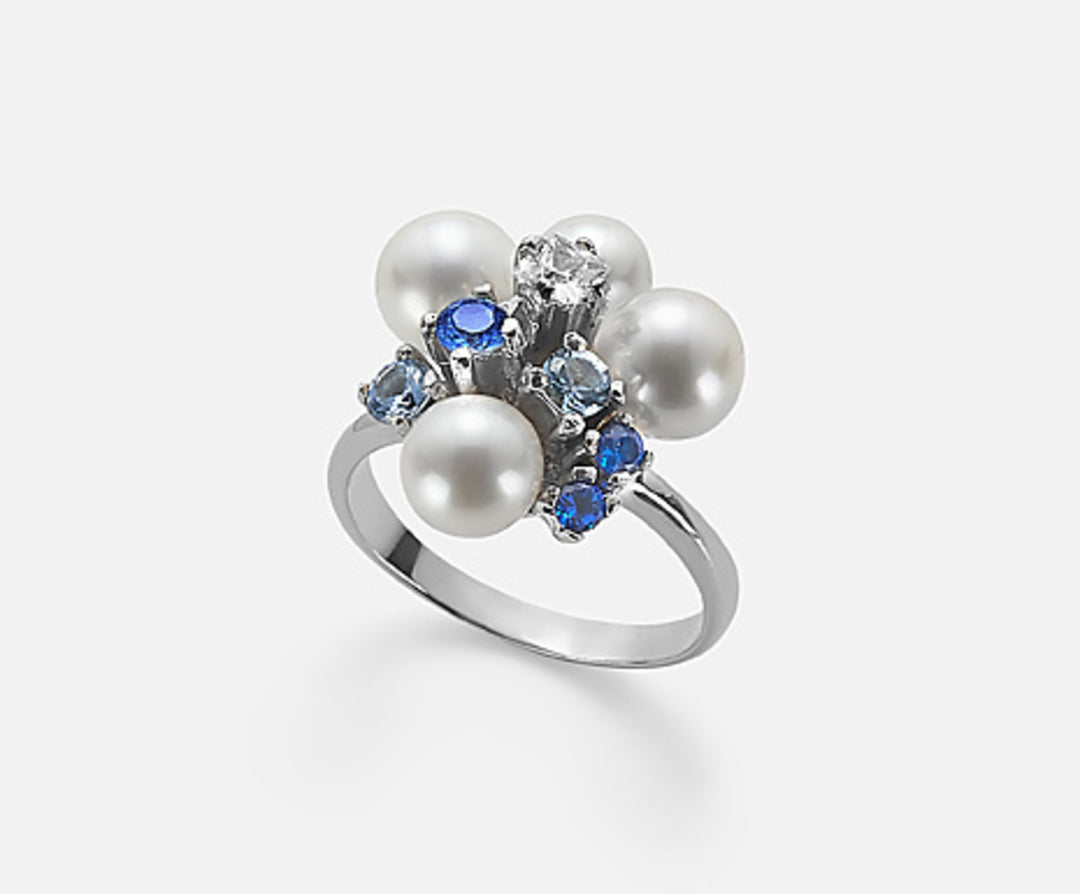 Nihama an ag925 fw 6/6,5 6,5/7 7/7,5 gem swarovski vit och blå NA7173A4LIGHT BLUE