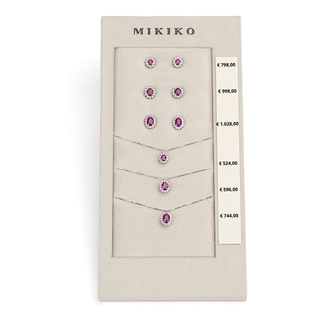 Mikiko paket cl 5125/5126/5086 + eller 5103/5014/5068 18kt oval 4x3/5x4/6x4 ruby ​​tr. M.LIGHTBOX.17-T