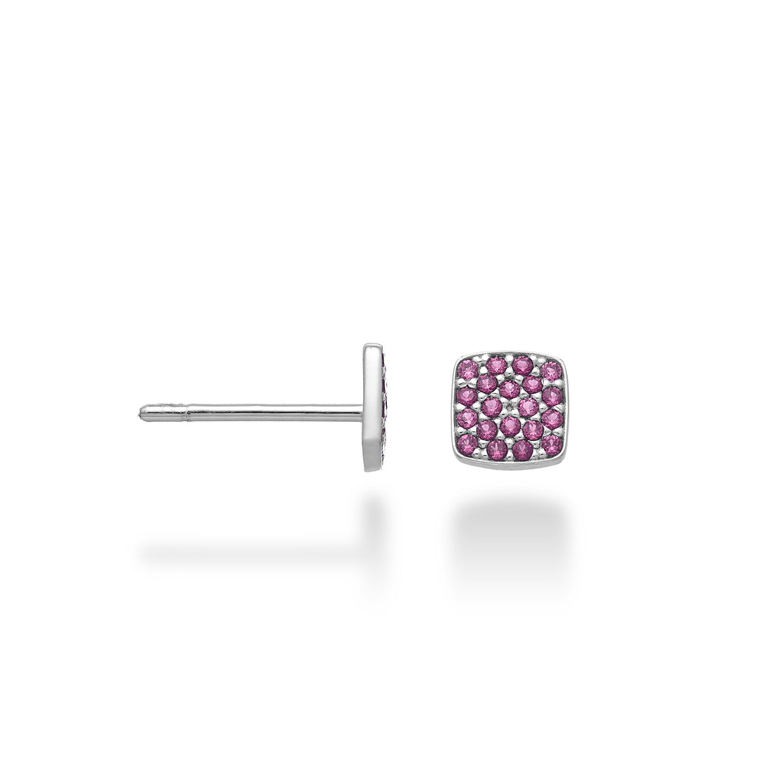 Nihama eller 18k kvadratiska rubiner 0,24 ct NO5146O4RBR