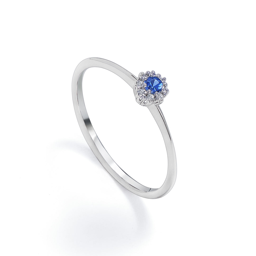Mikiko ein 18k Saphir n. ct.0,08 Durchm. 0,04 ct Größe 1 MA5139O4ZFN008