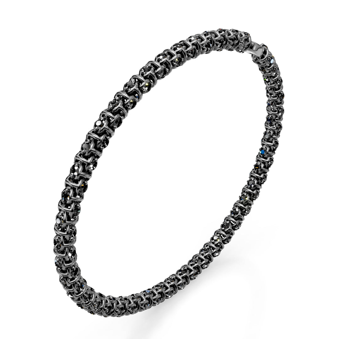 Golay blødt mesh armbånd d. sort ct 2,58 total sort BD540BK0017N-190-24296110057
