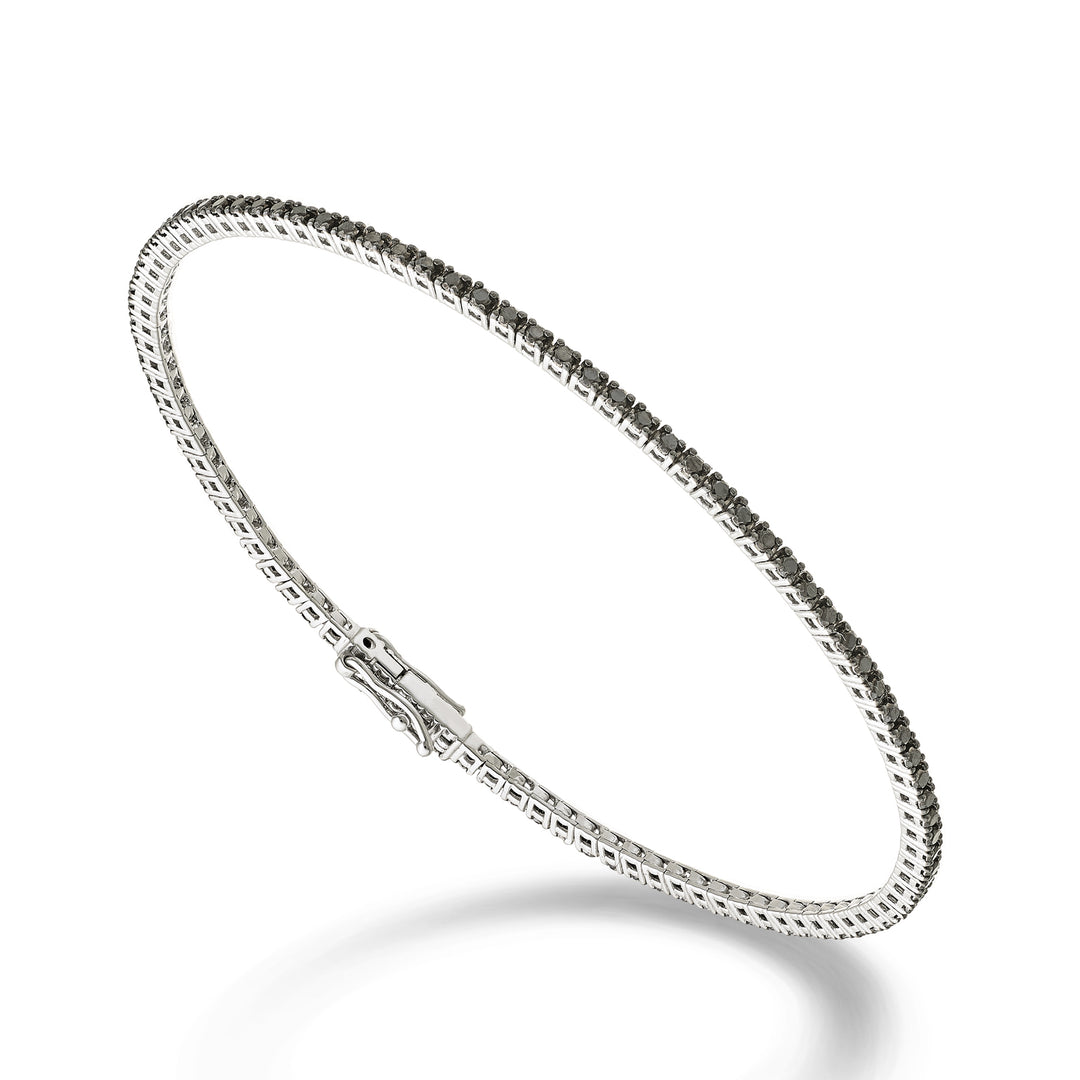 Golay br tennis 18k diam. sort hvidguld 1,03 ct. 17,2 cm - 94 indstillinger GBTF0011BKO4