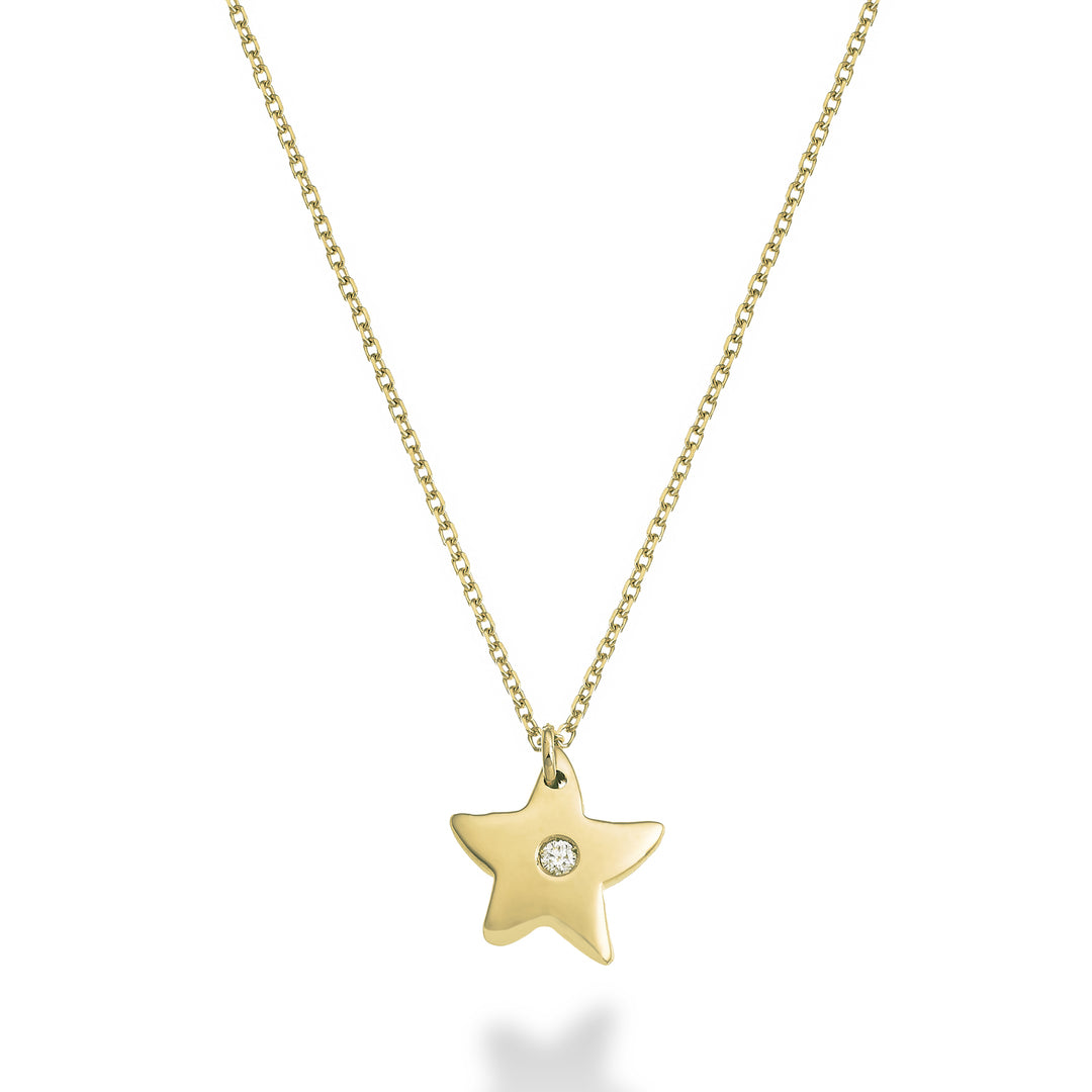 Mikiko cl 18k Seestern 0,01 ct Gelbgold MD5138O1BR001