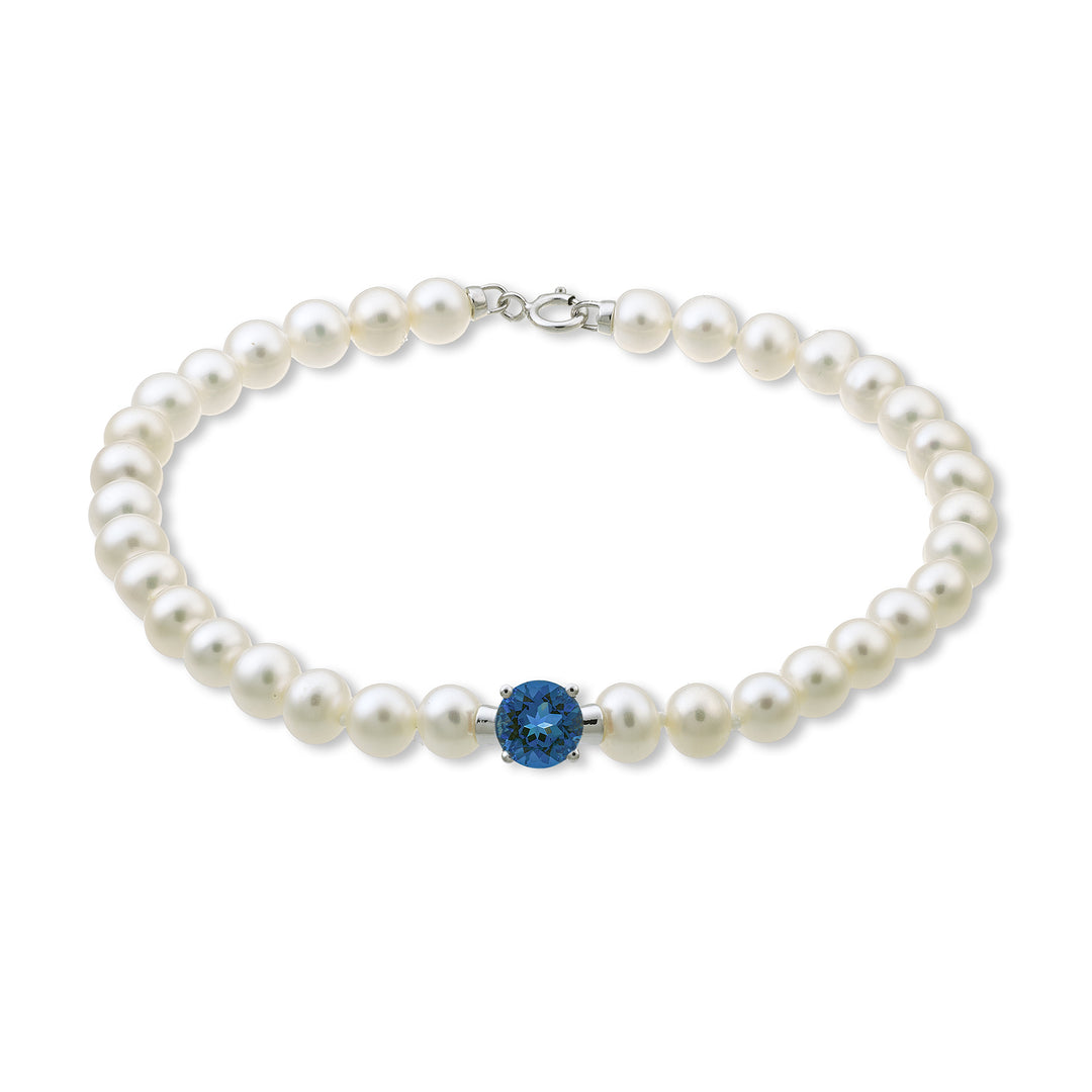 Nihama br 18k fw 5-5,5 runder Londoner Blautopas 6 ct.0,99 Federring NB1018O4TPBL50