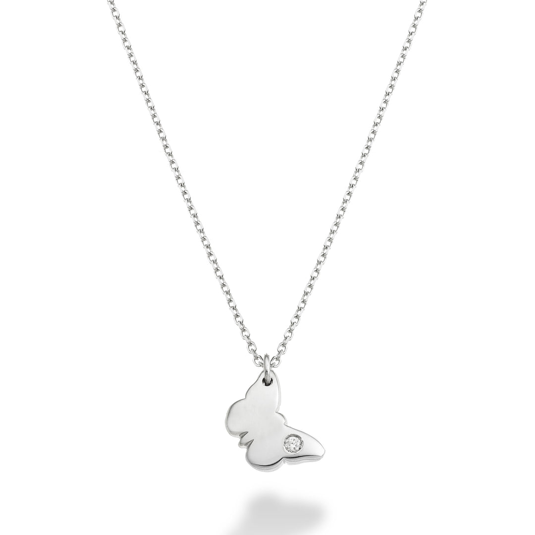 Mikiko cl 18k butterfly 0.01 ct white gold MD5133O4BR001