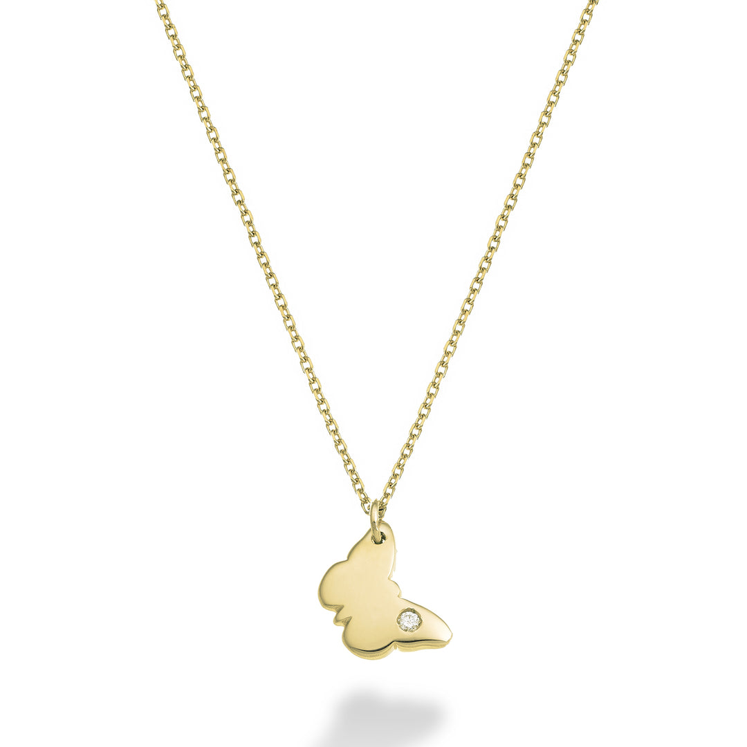 Mikiko cl 18k Schmetterling 0,01 ct Gelbgold MD5133O1BR001