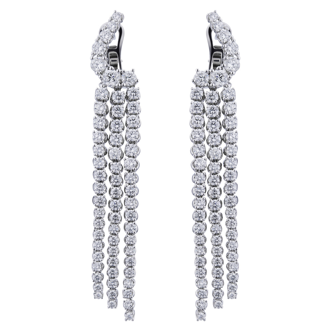 Golay multi-row cascade earrings OBTRE007DI-20344110076