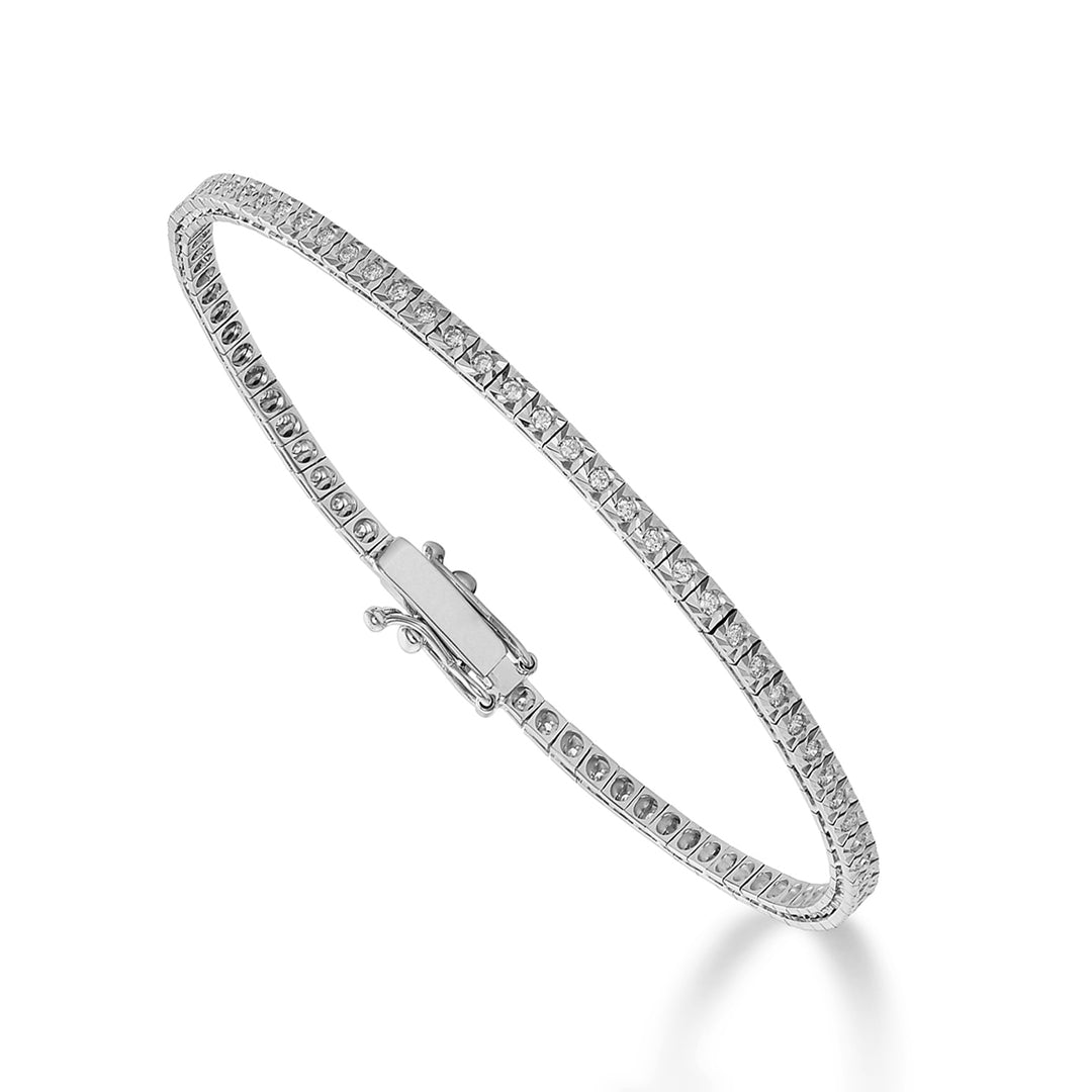 World Diamond Group stjärntennisarmband 0,47ct 17,5cm BTQ040050WDI1-175-25196110227